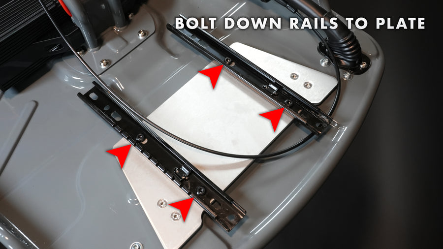 Bolt Down Rails to Plate
