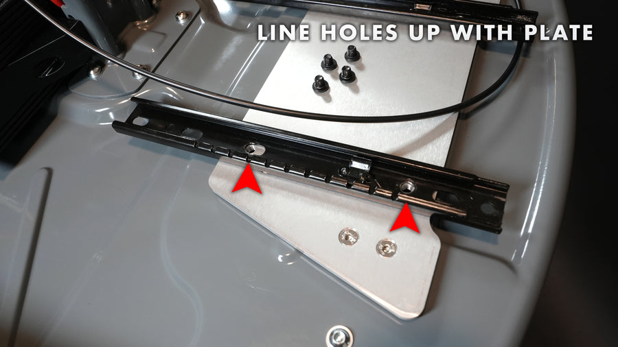 Line Up Holes With Plate