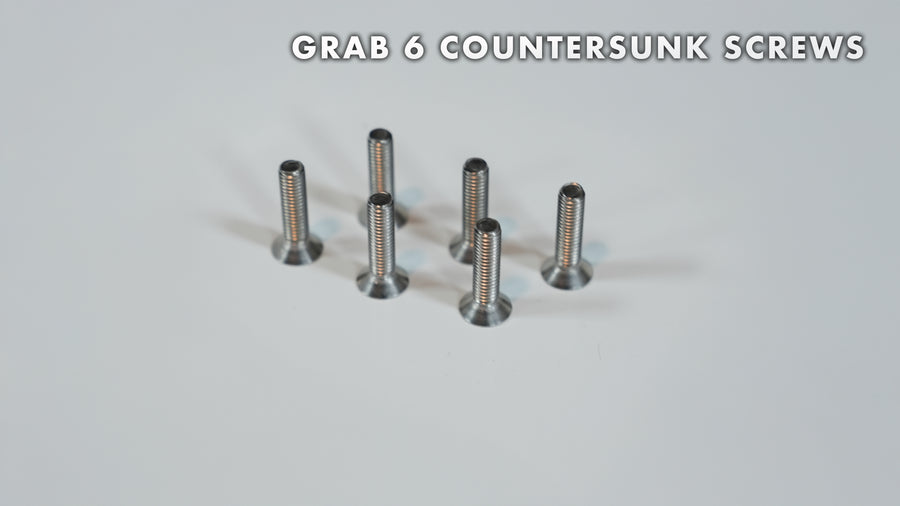 Gather 6 Countersunk Screws