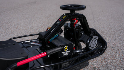 Tottoms Belt Drive Street Kart - Black