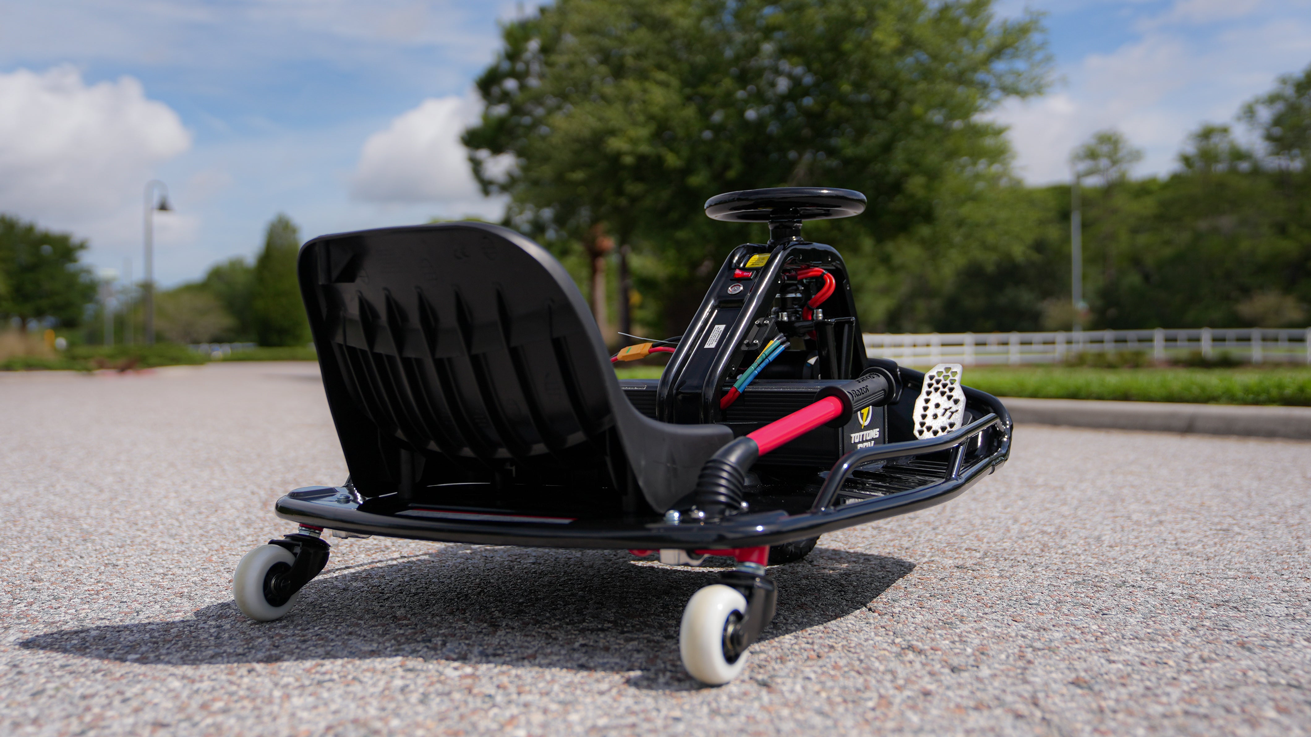 Tottoms Belt Drive Street Kart - Black