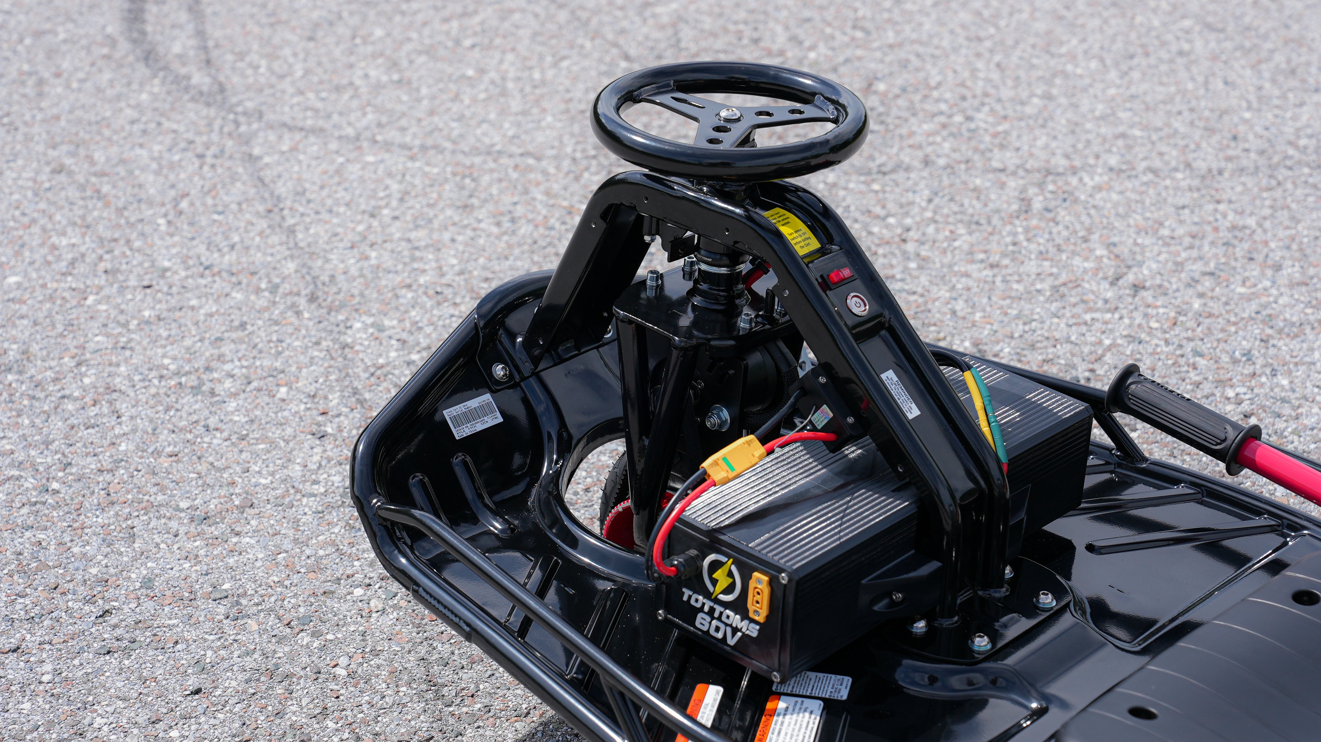 Tottoms Belt Drive Street Kart - Black