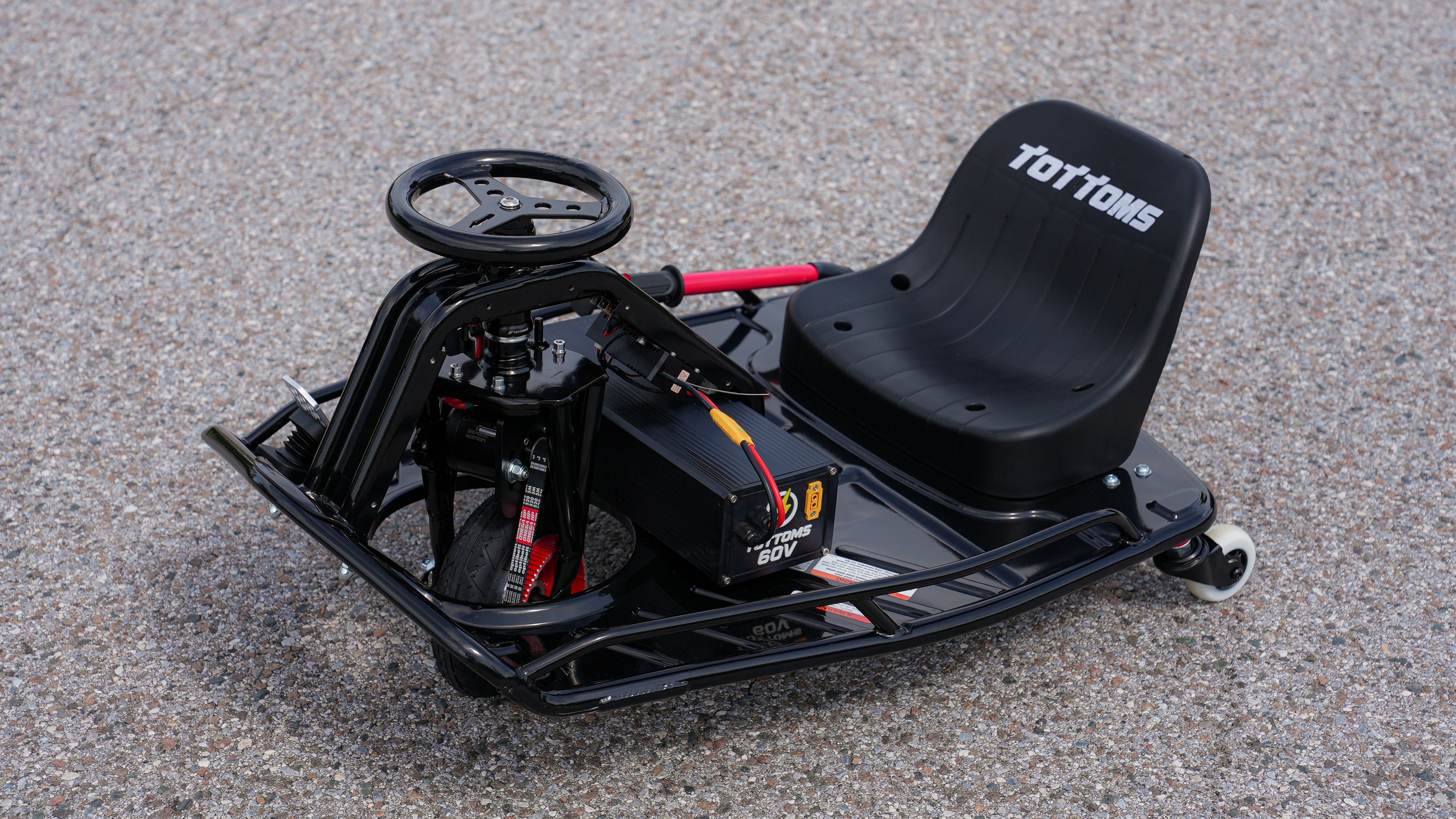Tottoms Belt Drive Street Kart - Black