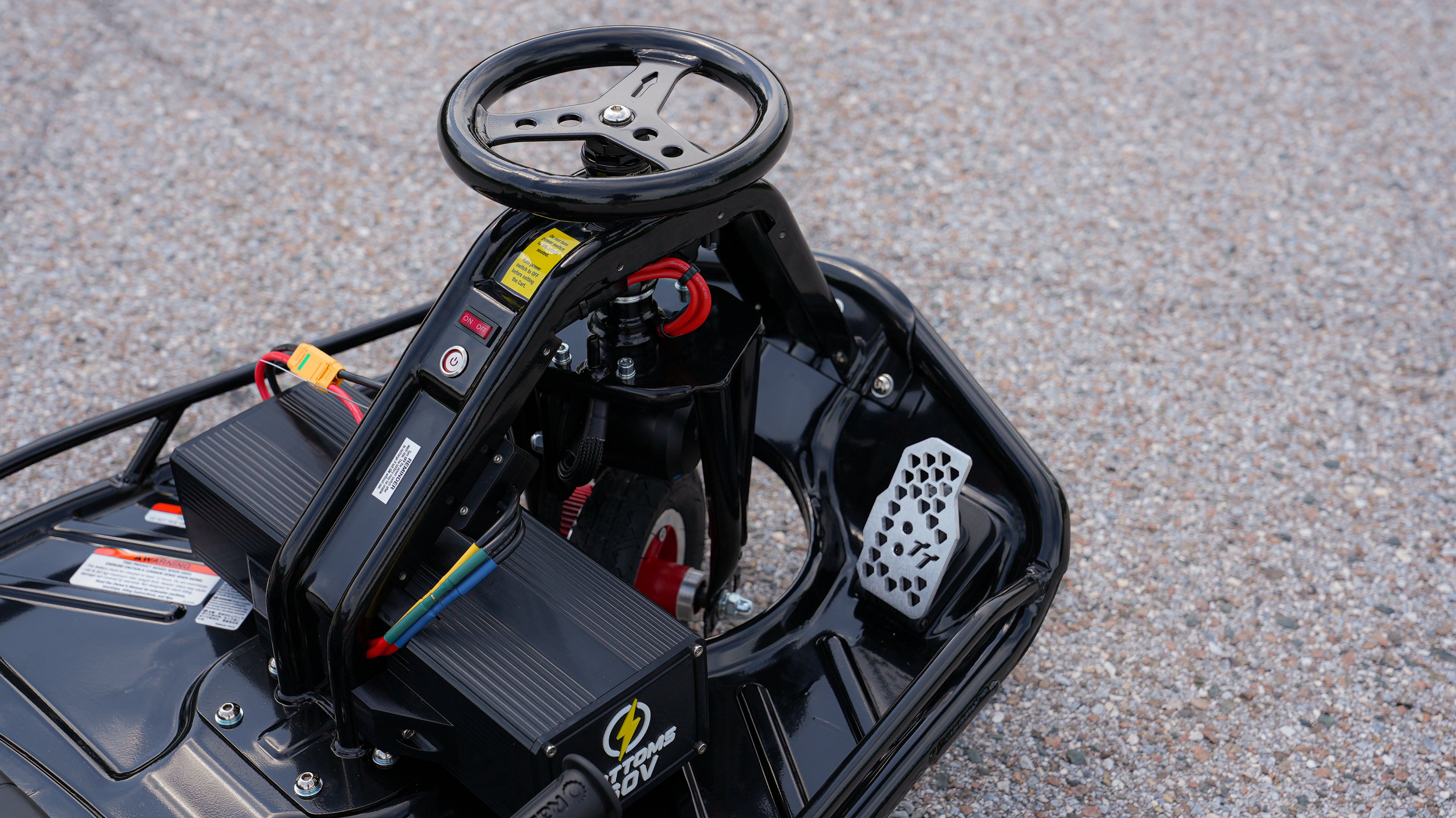 Tottoms Belt Drive Street Kart - Black