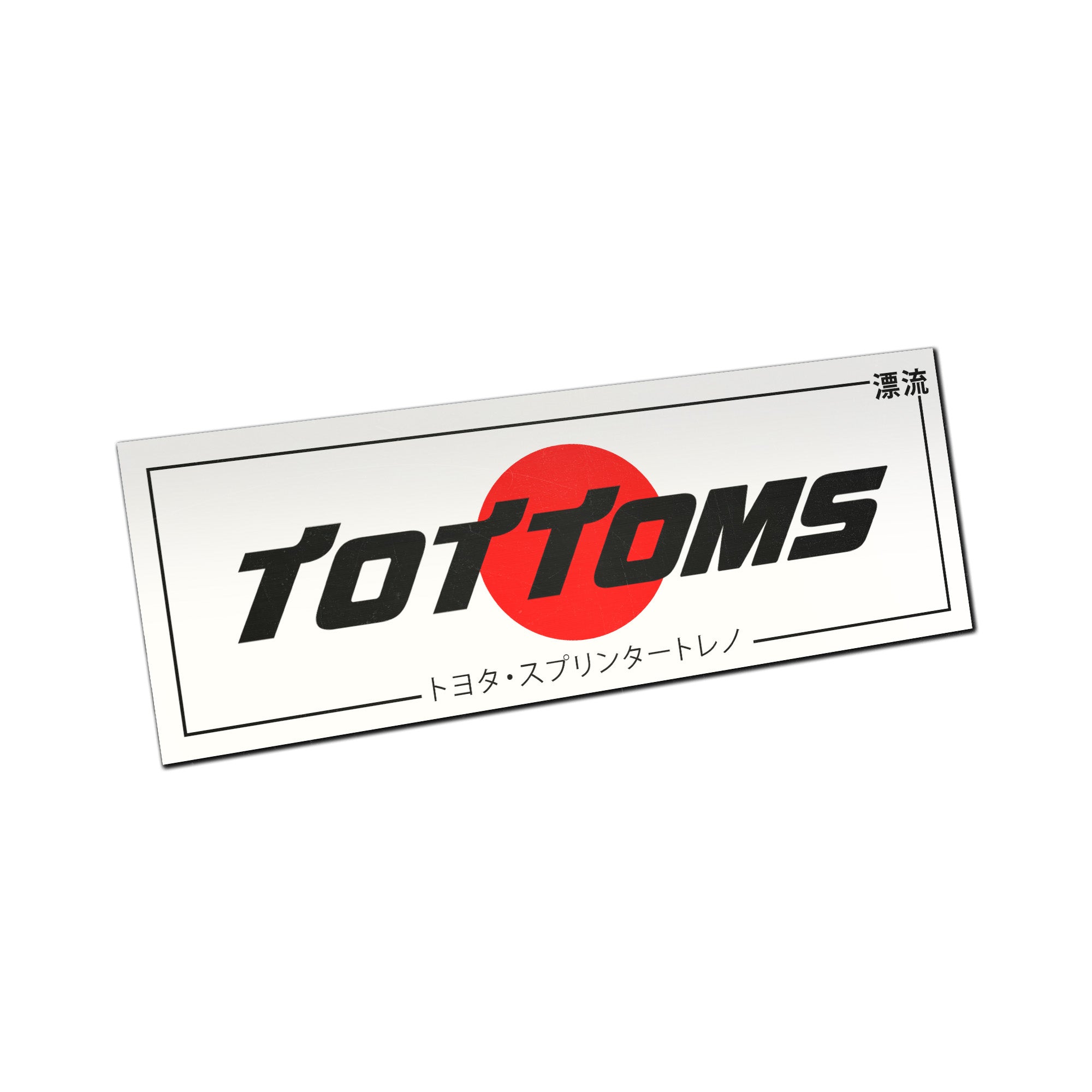 Tottoms "日本語" Slap Sticker